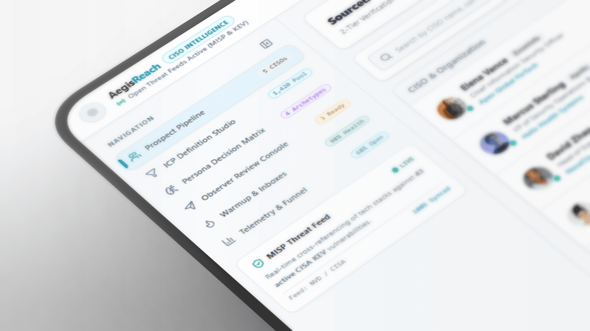 AI Campaign Decision Engine for Cybersecurity Sales — AegisReach