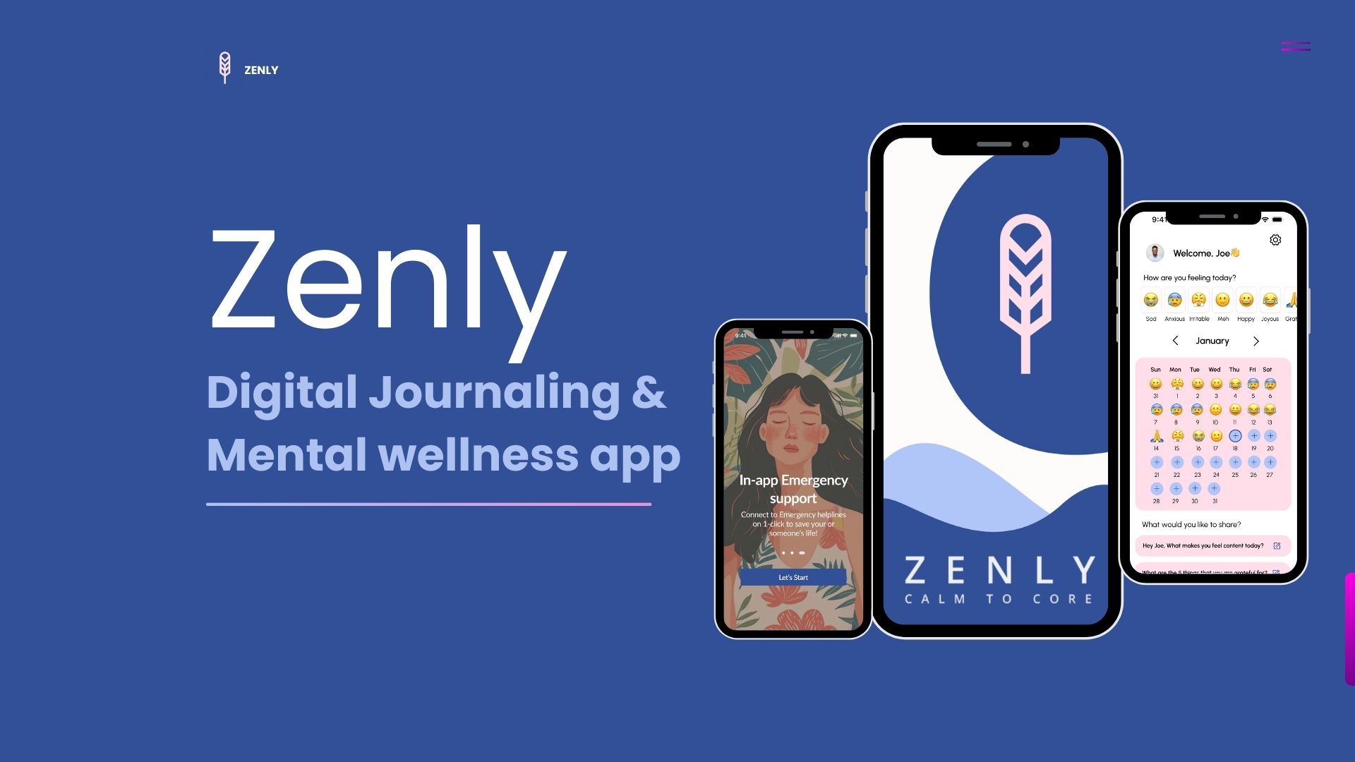 Unlocking mental wellness: Zenly's journey of seamless journaling and crisis support